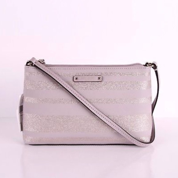 kate spade Handbags - NWT. KATE SPADE ♠️ Glitter Striped crossbody